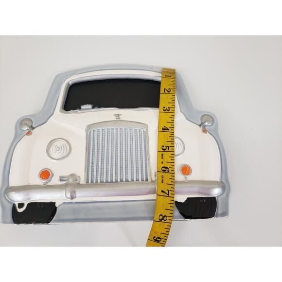 RARE Vintage 1987 Rolls Royce Ceramic Plaque Birthday Decor Gift Made in Japan - Picture 8 of 10